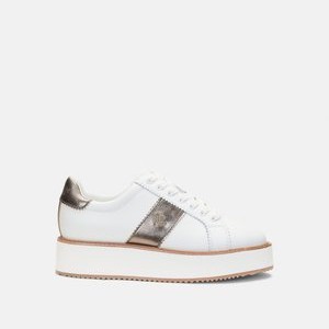 AMELIA NAPPA LEATHER PLATFORM SNEAKER - Trainers - snow white/twilight AMELIA NAPPA LEATHER PLATFORM SNEAKER - Trainers - snow white/twilight