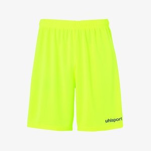 CENTER - Shorts - fluo gelb schwarz CENTER - Shorts - fluo gelb schwarz