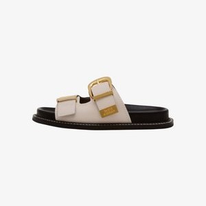ARCH - Mules - bone action leather y