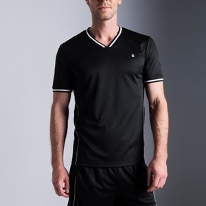 BASKETBALL TOP WITH CONTRAST PIPING - Sports T-shirt - black BASKETBALL TOP WITH CONTRAST PIPING - Sports T-shirt - black