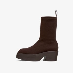 BILLIE - Platform ankle boots - dunkelbraun BILLIE - Platform ankle boots - dunkelbraun