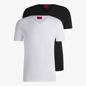 2 PACK - Basic T-shirt - black/white 2 PACK - Basic T-shirt - black/white