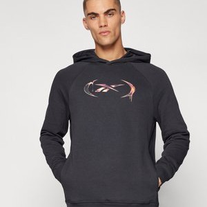 BASKETBALL HEAT WAVE HOODY - Hoodie - black BASKETBALL HEAT WAVE HOODY - Hoodie - black