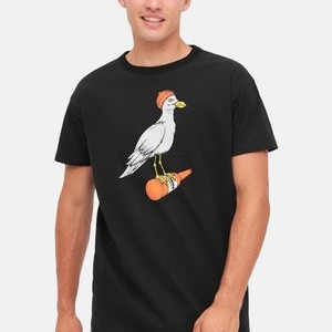 STURMMÖWE - Print T-shirt - jet black tiger STURMMÖWE - Print T-shirt - jet black tiger