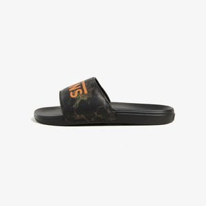 MTE LA COSTA SLIDE-ON - Slippers - black camo MTE LA COSTA SLIDE-ON - Slippers - black camo