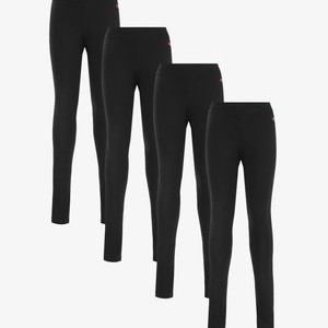 4-PACK - Leggings - Trousers - black