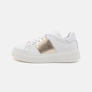 CON BANDA COLORATA - Trainers - bianco ottico/platino CON BANDA COLORATA - Trainers - bianco ottico/platino