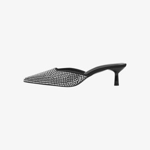 CON STRASS - Heeled mules - nero CON STRASS - Heeled mules - nero