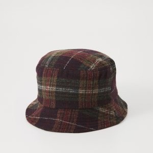 VMMARTA BUCKET HAT - Hat - plum perfect checks/capulet olive-mermaid-ribbon red VMMARTA BUCKET HAT - Hat - plum perfect checks/capulet olive-mermaid-ribbon red
