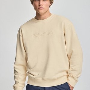 CREWNECK RELAXED FIT COMBO - Sweatshirt - ecru CREWNECK RELAXED FIT COMBO - Sweatshirt - ecru