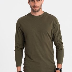 Long sleeved top - dark olive