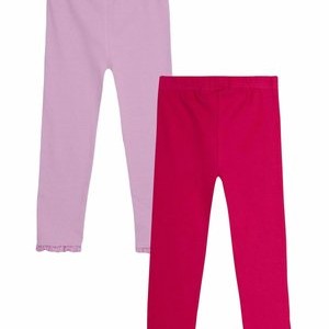 2 PACK - Leggings - Trousers - fuchsia pink 2 PACK - Leggings - Trousers - fuchsia pink