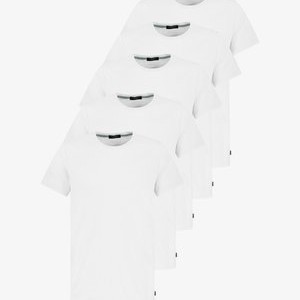 5ER-PACK RUNDHALS KURZARM - Basic T-shirt - weiß 5ER-PACK RUNDHALS KURZARM - Basic T-shirt - weiß