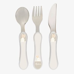 3 TLG BESTECK-SET - Kids' tableware set - beige 3 TLG BESTECK-SET - Kids' tableware set - beige