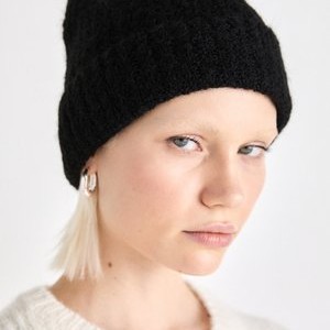 BRUSHED BEANIE - Beanie - black BRUSHED BEANIE - Beanie - black