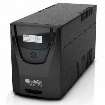 Интерактивный SAI Riello NPW 1000 1000 VA 6600 W Чёрный