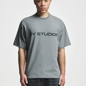LOGO - Print T-shirt - washed grey LOGO - Print T-shirt - washed grey