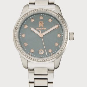 Watch - silver-coloured/blue Watch - silver-coloured/blue