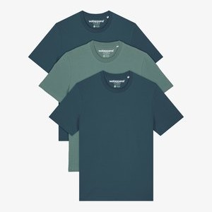 3ER MULTIPACK - Basic T-shirt - stargazer green bay 3ER MULTIPACK - Basic T-shirt - stargazer green bay