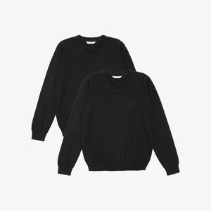 2PK UNISEX - Jumper - black