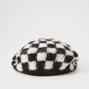 BERET - Beanie - white/black BERET - Beanie - white/black