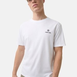 Print T-shirt - weiß schwarz Print T-shirt - weiß schwarz