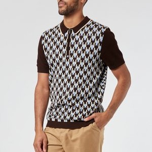 PRESSED OUT EMOTIONS - Polo shirt - dark brown PRESSED OUT EMOTIONS - Polo shirt - dark brown