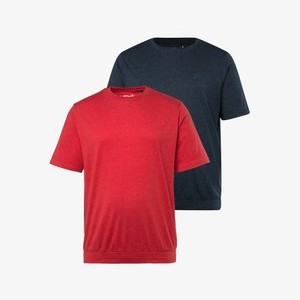2ER PACK BAUCHFIT HALBARM - Basic T-shirt - red 2ER PACK BAUCHFIT HALBARM - Basic T-shirt - red