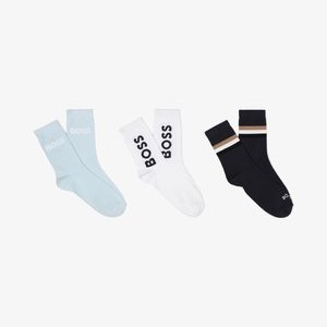 3 PACK - Socks - white/blue/black 3 PACK - Socks - white/blue/black