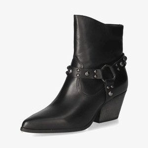 Cowboy/biker ankle boot - schwarz Cowboy/biker ankle boot - schwarz