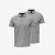 2ER PACK - Polo shirt - light grey melange