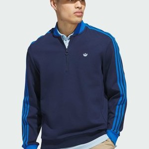 1/4 ZIP - Sweatshirt - night indigo 1/4 ZIP - Sweatshirt - night indigo