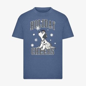 101 DALMATIANS - SPOT SNOWFALL HOLIDAY CHEERS - Print T-shirt - vintageblue 101 DALMATIANS - SPOT SNOWFALL HOLIDAY CHEERS - Print T-shirt - vintageblue