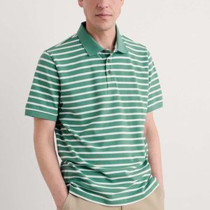 BALEFIRE STRIPE - Polo shirt - green breton mineral chalk BALEFIRE STRIPE - Polo shirt - green breton mineral chalk