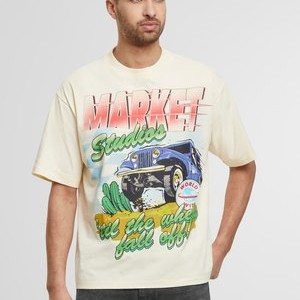 WHEELS OFF - Print T-shirt - buttercream WHEELS OFF - Print T-shirt - buttercream