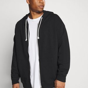 Zip-up sweatshirt - black Zip-up sweatshirt - black