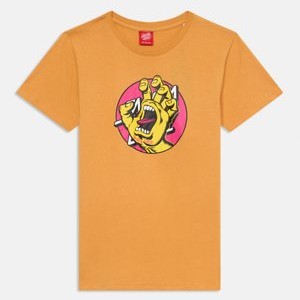 YOUTH HAND DOT FRONT UNISEX - Print T-shirt - wheat YOUTH HAND DOT FRONT UNISEX - Print T-shirt - wheat