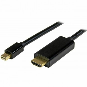 Кабель Displayport Startech MDP2HDMM1MB 4K Ultra HD Чёрный 1 m