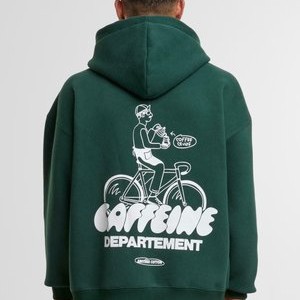 CAFFEINE DEPT - Zip-up sweatshirt - green CAFFEINE DEPT - Zip-up sweatshirt - green