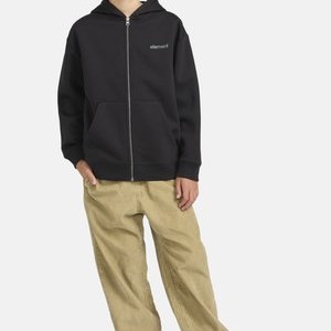 Zip-up sweatshirt - black