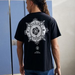 MANCHESTER CITY ROSE TEE - Print T-shirt - black MANCHESTER CITY ROSE TEE - Print T-shirt - black
