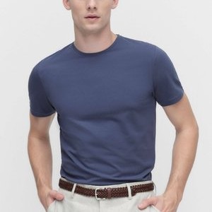 CORE ROUNDNECK - Basic T-shirt - mid blue CORE ROUNDNECK - Basic T-shirt - mid blue