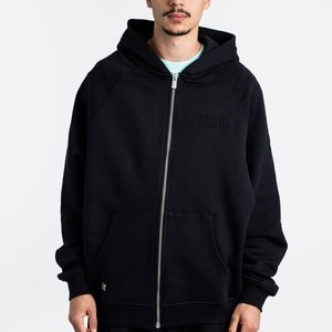 Zip-up sweatshirt - black Zip-up sweatshirt - black
