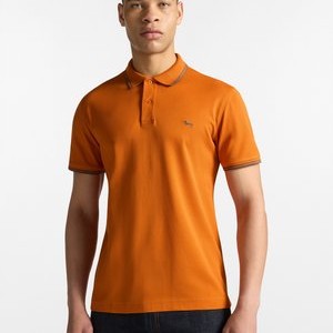 BASIC MEZZA MANICA CON LOGO - Polo shirt - arancione BASIC MEZZA MANICA CON LOGO - Polo shirt - arancione