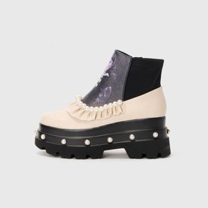 MARIONETTE REGENCY - Platform ankle boots - cream MARIONETTE REGENCY - Platform ankle boots - cream