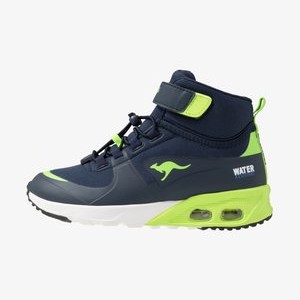 HYDRO UNISEX - High-top trainers - dark navy/lime HYDRO UNISEX - High-top trainers - dark navy/lime