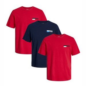 3ER PACK CORP - Print T-shirt - rot blau