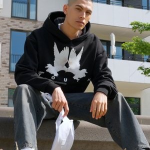 DOVE - Hoodie - black DOVE - Hoodie - black