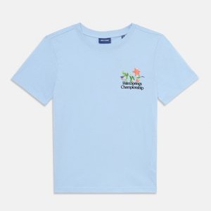 OSJASTON LIFE O NECK - Print T-shirt - cerulean OSJASTON LIFE O NECK - Print T-shirt - cerulean