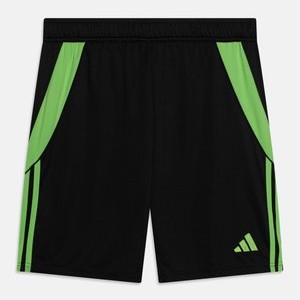TIRO 24 - Sports shorts - black/semi lucid lime TIRO 24 - Sports shorts - black/semi lucid lime